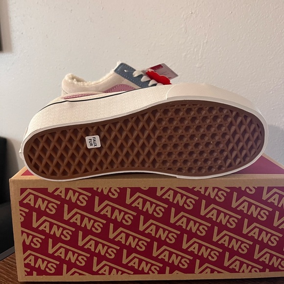 NWT Vans OLD SKOOL Stackform Pig Suede Sherpa Sneakers - Unisex - VN0A7Q5MMUL - Picture 9 of 12